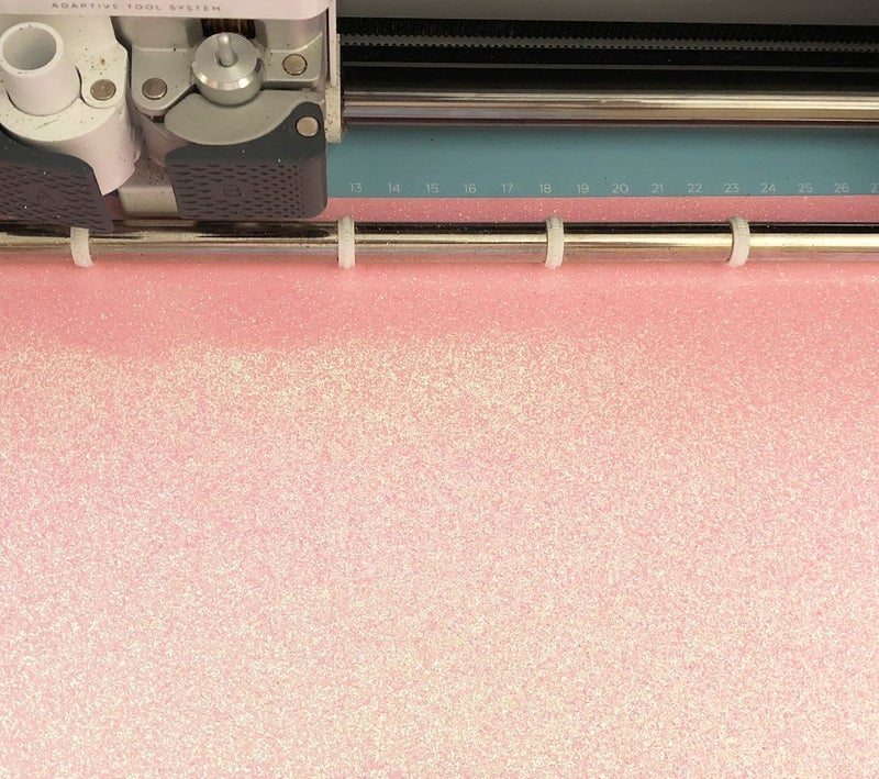 Crafasso 12" x 12" 300gms Heavy & Premium Glitter cardstock, 15 Sheets, Light Pink - Image 3